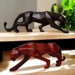 Premium Panther Showpiece Set of 2 – side angle