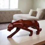 Premium Panther Showpiece Set of 2 – close-up detail