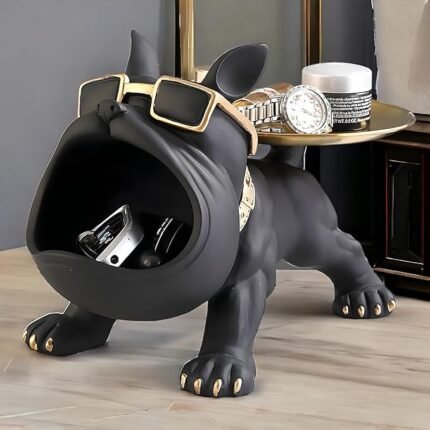 dog showpiece organizer for entryway table